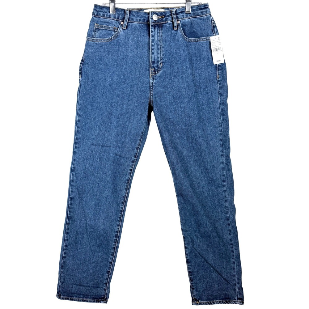 PacSun Mom Jeans 27 High Rise Tapered Medium Wash NWT Womens 90s Style Denim‎